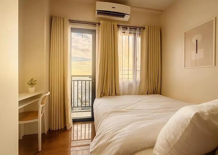 Japandi Retreat In Air Residences Makati Apartment *